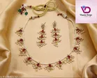 Alloy Necklace with Earrings for Women 