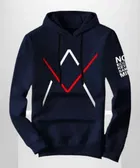 Fleece Printed Hoodie for Men 