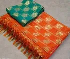 Jacquard Printed Saree for Women 