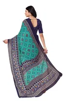 Georgette Printed Saree for Women 
