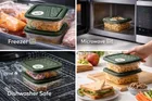 Food Storage Container Set of 4 Green
