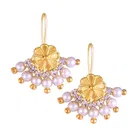 Brass Pearl Ear Cuffs for Women 