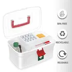 Plastic Empty Medicine Box for Home 