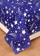 Polycotton Printed Double Bedsheet with 2 Pillow Covers 