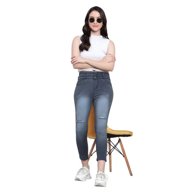Denim Jeans For Women, DARK GREY (30)