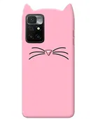 Rubber Mobile Back Cover for MI Redmi 10 Prime 