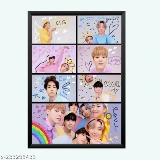 Photo Frame for Decor (Multicolor, 5X7 Inches)