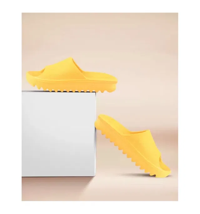 Sliders for Women (Yellow, 4)