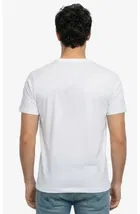Polyester T-shirt for Men, White 