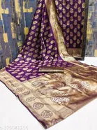 Banarasi Silk Zari Woven Saree for Women 
