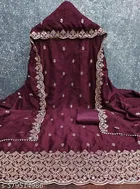 Vichitra Silk Punjabi/All Over Suits for Women 