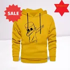 Fleece Printed Hoodie for Men 