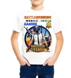 Polyester Printed T-Shirt for Kids, White 