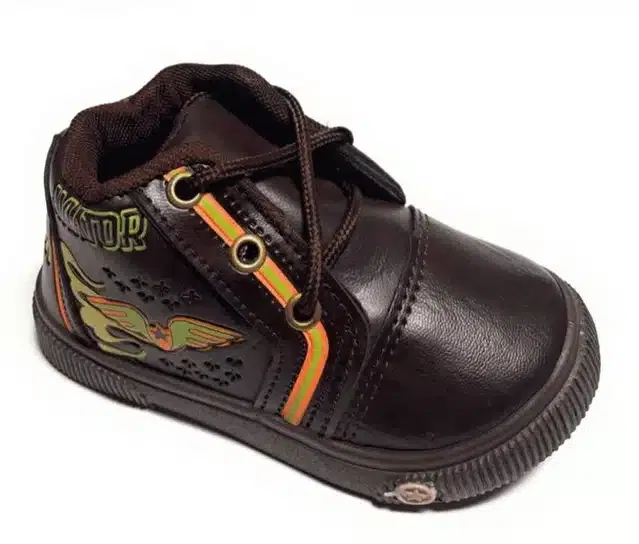 Casual Shoes for Boys (Brown, 10C)