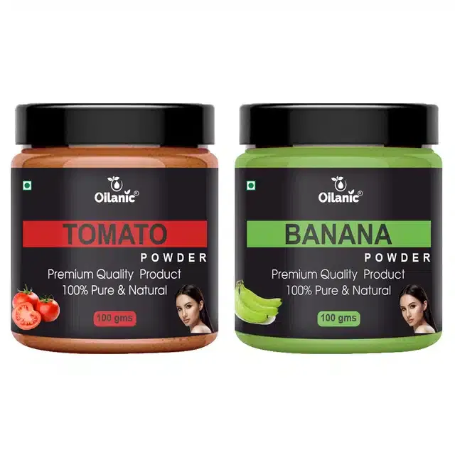 Natural Tomato & Banana Powder for Skin & Hair (Pack of 2, 100 g)