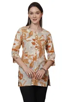 Cotton Printed Top for Women 