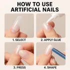 Nail Extenison Multi‑Size Artificial Nail Kit For Salon & Home Use 