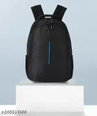 Polyester Backpack for Men & Women, Black