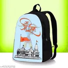 Polyester Backpack Bag, Multicolor