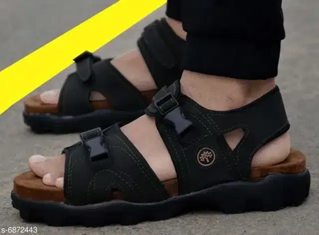 Sandal for Men (Black, 9)
