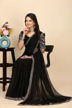 Chiffon Woven Design Saree for Women 