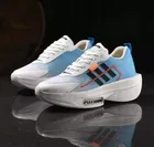 Sports Shoes for Men (White & Blue, 8)