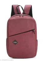 Polyester Backpack Bag, Black