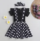 Crepe Printed Clothing Set for Girls 