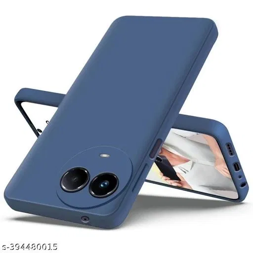 Silicone Mobile Cover for Realme Narzo 60X (Multicolor)