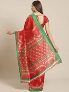 Mysore Silk Printed Saree for Women 