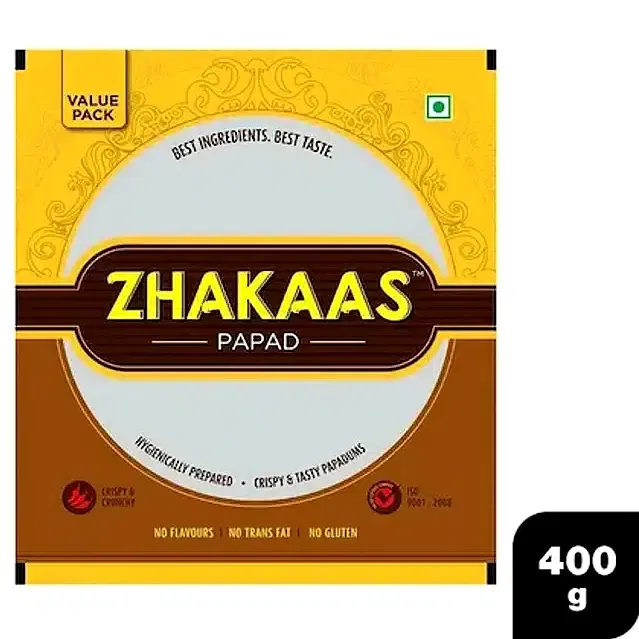 Zhakaas Papad 400 g