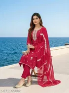 Printed A-line Kurta Set for Women 