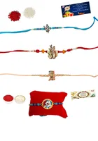 Metal Shiv Radha Krishna Rakhi 