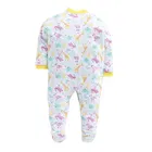 Hosiery Cotton Printed Rompers for Kids, Multicolor, Pack of 3 