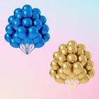 PARTYMASH Solid Birthday Baby Shower Anniversary All Party Decoration Metallic Balloon 