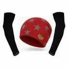 Woolen Printed Cap with Arm Sleeves for Men 