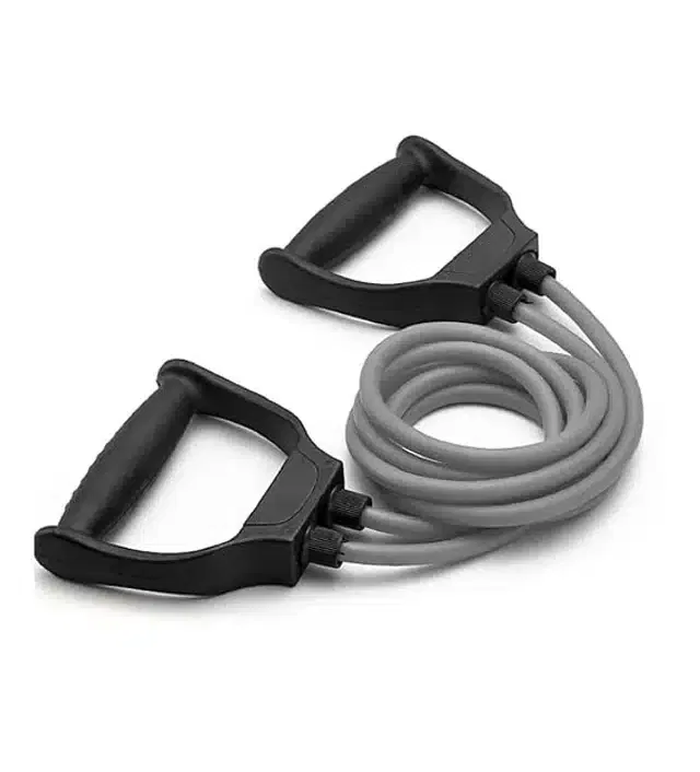 Double Toning Tube Resistance Band for Men & Women (Multicolor)