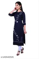 Viscose Rayon Printed Kurti for Women 