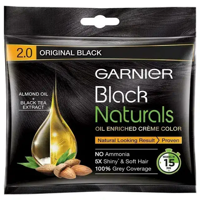 Garnier black natural 2.0 Original Black 20 ml + 20 g