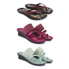 Flats with 2 Pairs Heels for Women 