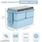 Magic Plus Plastic 3 Containers Lunch Box 