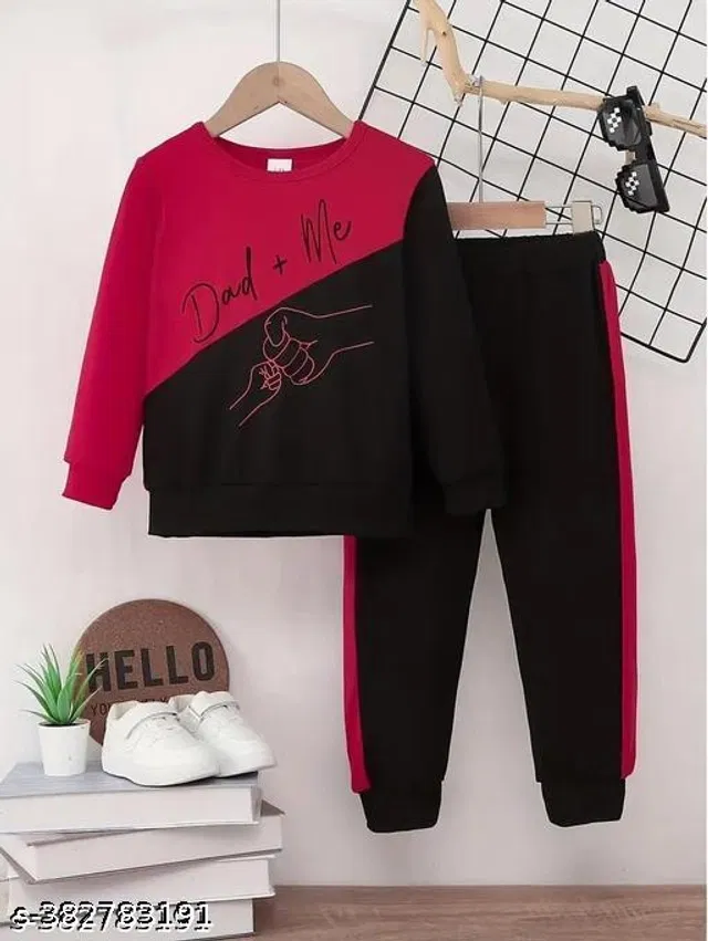 Cotton Blend Clothing Set for Boys (Multicolor, 7-8 Years)