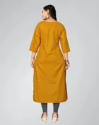 Cotton Blend Embroidered Kurti for Women 