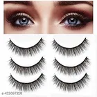 False Eyelash, Multicolor, Pack of 3