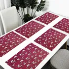 PVC Printed Dining Table Placemats 