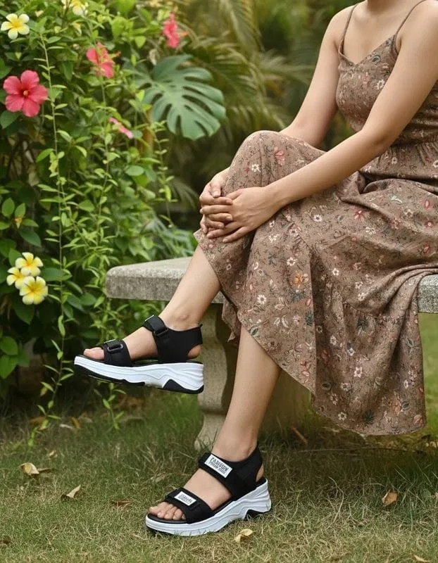 Sliders for Women, Black (7)