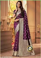 Kanjeevaram Zari Woven Saree for Women 