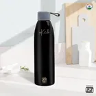 Stainless Steel Double Walled Vacuum Flask Water Bottle (Black, 750 ml)