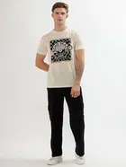 Round Neck Printed T-Shirt for Men 