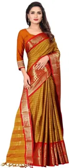 Cotton Embellished Saree for Women 